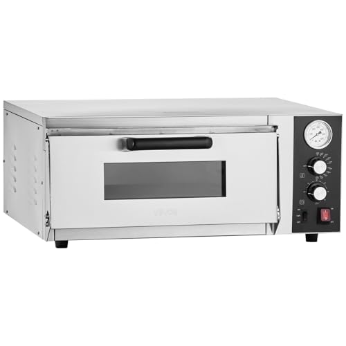 VEVOR Electric Pizza Oven, 18-Inch Commercial Pizza Ovens, 752°F Max Temp, 1740W Large Pizza Oven Countertop with Temp & Time Control, Built in Thermometer Indoor Pizza Maker for Restaurant Home Use - Image 8