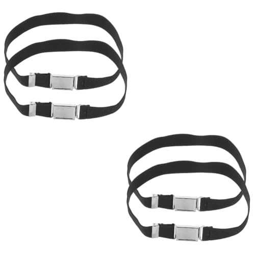 FRCOLOR 4pcs and Elastic Waist Belts Buckle Uniform Belts for and for School Uniforms and Everyday Wear Comfortable and Design