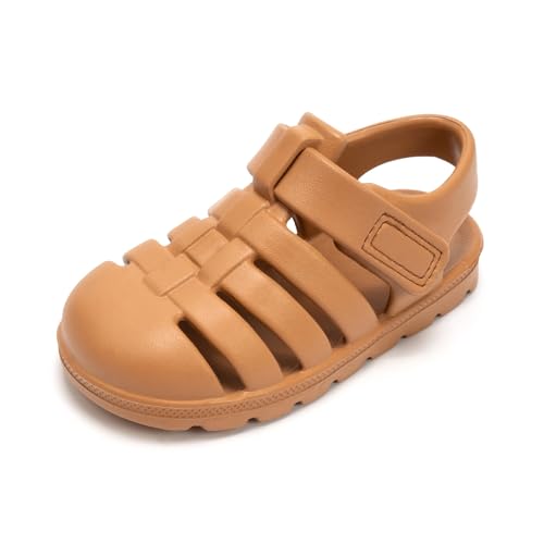 Image of Luffymomo Unisex Kids Closed Toe EVA Sandals | Boys Girls Summer Sport Lightweight Sandal,Outdoor Water Shoes