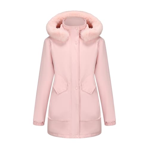 Veste manteau chic pour femme parka mi-long imperméable balade hivernale