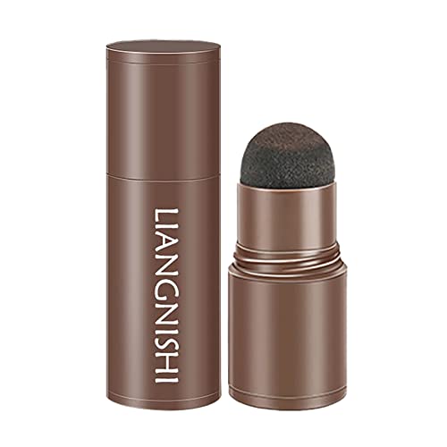 Eyebrow Powder Stick, Professional Soft Delicate Powder Natural Fog Feeling, Long Lasting Quick Makeup Eye Brow Stencils, One Step Easy Coloring & Full Hairline (A)