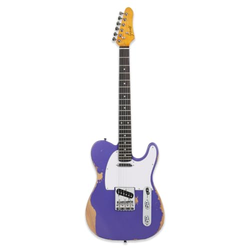 Fojill Vintage Aged Havy Relic Solid Body Phoenix Body Rosewood Fretboard Maple Neck Electric Guitar