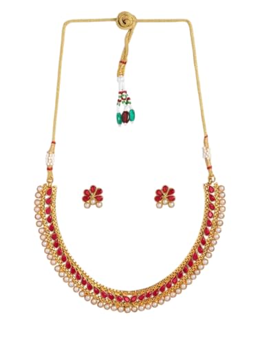Juego de joyas Kundan ligero que no pesa ni causa alergias en la piel