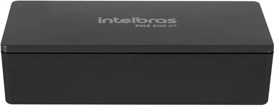 Injetor Conversor, Intelbras, POE 200 AT, Preta, único