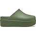 Crocs Women Dylan Platform Clog, Mule Platform Shoes, Cargo, 4 Medium