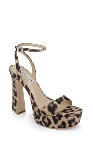 Badgley Mischka Caia Platform Sandal with Heart-Shaped Buckle