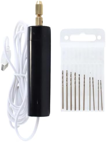 Mini taladro manual para manualidades, 5 V, taladro eléctrico por...