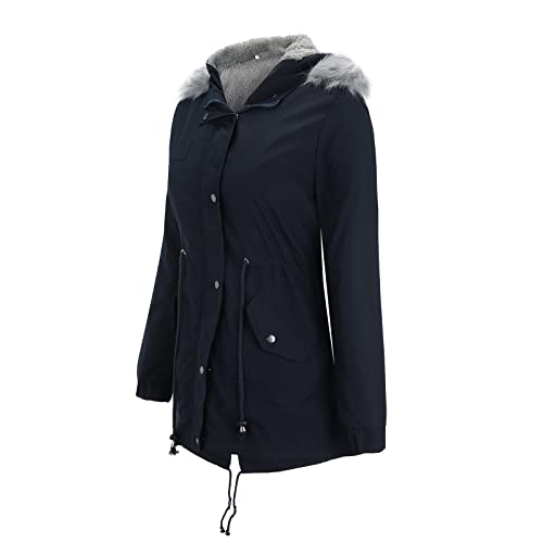 Veste de travail femme hiver longue et épaisse avec finitions premium