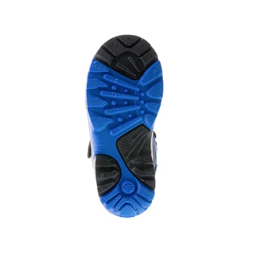 Kamik Waterbug 5 wasserdichte verstellbare Winter-Schneestiefel, marineblau/blau, 10 Toddler