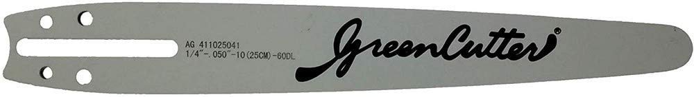 GeenCutter AG 411025041 Barra Carving para motosierra, 10" (25 cm), paso 1/4", canal 1,3 mm, adaptable Oregon, casquillo 041