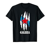 Bandera Estreleira y texto Galizia. Bandera Independentista Galega. Ideal para gallegos, gallegas y amantes de Galicia