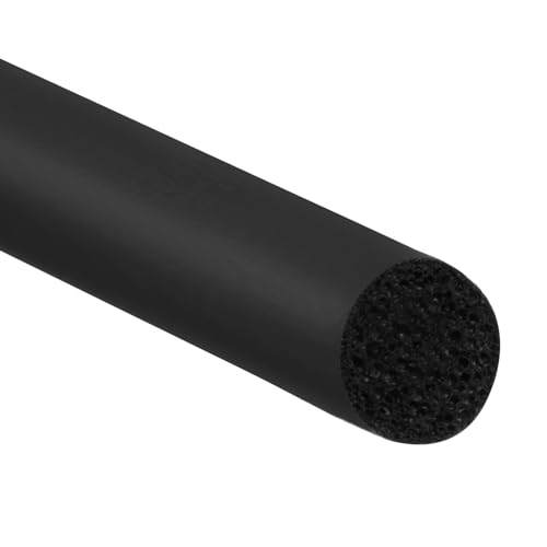 Image of PATIKIL 13 /64 Inch x 65.6 Feet Backer Rod, Foam Rope Caulk Crack Joint Filler Roll Seal Weather Strip for Home Construction, Black