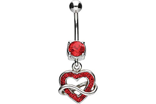 PIERCINGLINE piercing ventral de acero quirúrgico con diseño de l...