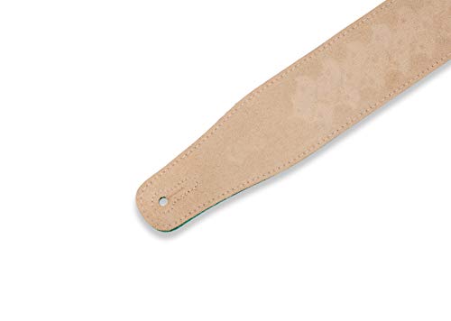 Levy’s Sangle de Guitare en Daim de 6,3 cm avec Motif Pissenlit en Relief écume de mer, Vert d’eau, Taille Unique Mixte - Les Beatles, Paul McCartney, John Lennon, RIngo Starr, George Harrison Levy's Sangle de Guitare en Daim de 6,3 cm avec Motif Pissenlit en Relief écume de mer, Vert d'eau, Taille Unique Mixte – Image 6