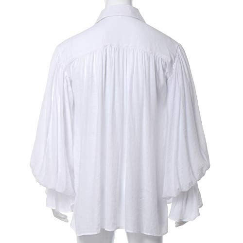 GRACEART Men's Pirate Shirt Costume (White, Medium) steampunk buy now online GRACEART Men's Pirate Shirt Costume (White, Medium) steampunk buy now online