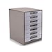 Produktbild Metall-Aktenschrank, 7-lagiger Desktop-Aktenschrank, Mit Schlossdesign, for Die Aufbewahrung Von Büromaterial, 2 Farben (Color : B1)