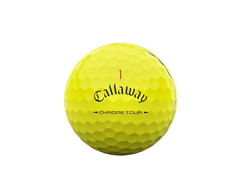 Callaway 2026 Chrome Tour Triple Track Golf Balls, Men's, Yellow