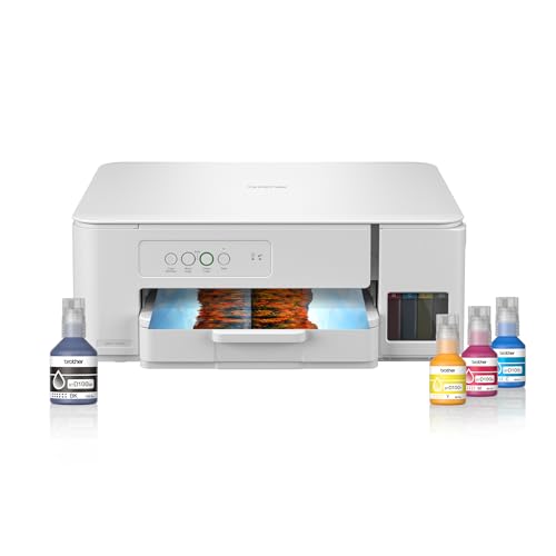 Brother Ink Tank DCP-T236 (New Launch) All in One (Print Scan Copy) Color Home Printer, 27/11 PPM BK/CL, 150 Sheet Paper Tray, Print Upto 7.5K Pages in Black & 5K in Color Each (CMY),Free Installation