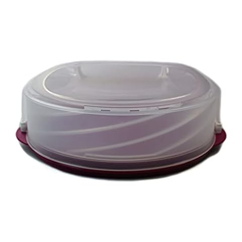 Tupperware Exclusiv Tortentwist Dunkelpink Twist Tortenbehälter Kuchenform Torten Cover