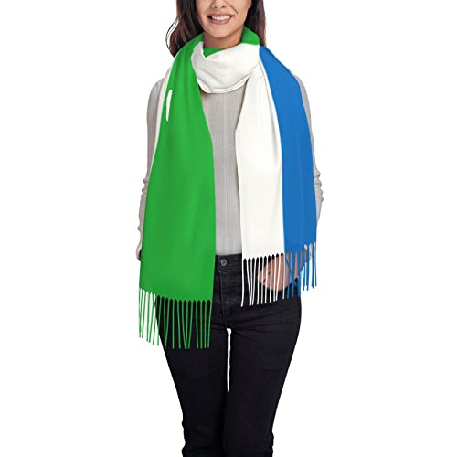 TZT Flag of Nigeria Scarf For Women and Men Winter Warm Scarves Large Shawl Wrap Shawl Gifts