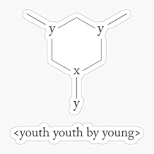 Pack of 2 3" Stickers - Loona Yyxy Loo Logo Sticker Graphic - Die Cut Sticker, High Resolution Top Grade Vinyl