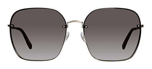 Rebecca Minkoff Women's Gloria 3/S Square Sunglasses, Gold Cream, 60mm, 17mm2