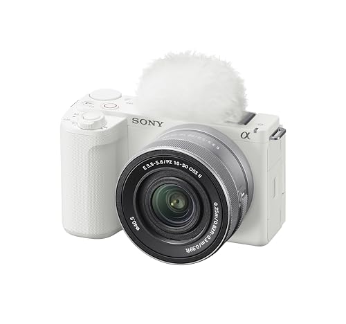 Image of Sony Alpha ZVE10 II - APS-C Interchangeable Lens Mirrorless Content Creators' Camera - White - with Lens
