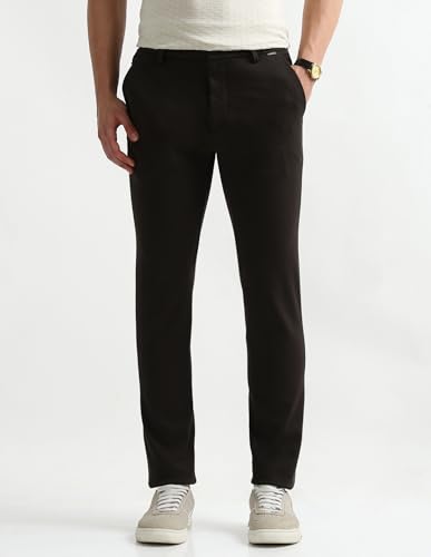Image of Arrow Sport Men's Super Slim fit Knitted Trousers