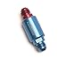 Russell 650100 Red and Blue Anodized Aluminum Competition Fuel Filter