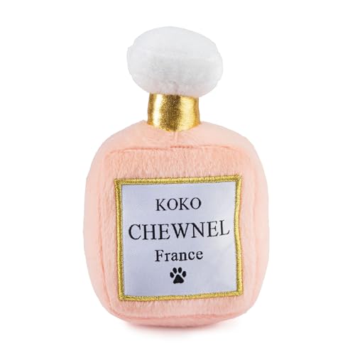 Dog Diggin Designs Runway Pup Collection | Unique Squeaky Plush Dog Toys ââ‚¬â€œ Fashion Accessories (Koko Chewnel, Large)