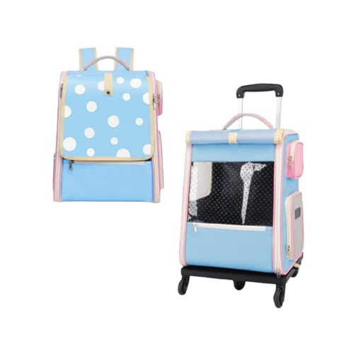 Sandqvipa���^����L�ɍœK�ȁA�n���h���ƃL���X�^�[�t���̃y�b�g�p�o�b�N�p�b�N�B�y�ʂŒʋC���ɗD��A���b�V���f�U�C���Ȃ̂ŁA���s�A���o�����A�����a�@�ւ̒ʉ@�ɍœK�ł��B (�v�����b�h,��F)