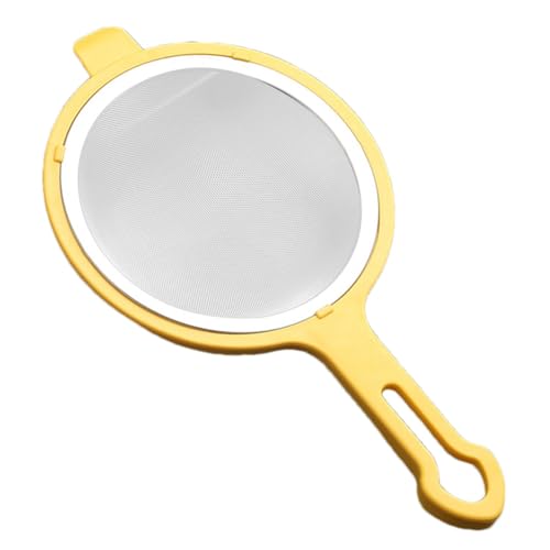 Passoire passoire – Tamis de cuisine pliable, passoire peu encombrante | Passoire alimentaire de conception ergonomique, passoire à thé en vrac facile à transporter en acier inoxydable pour le lait de