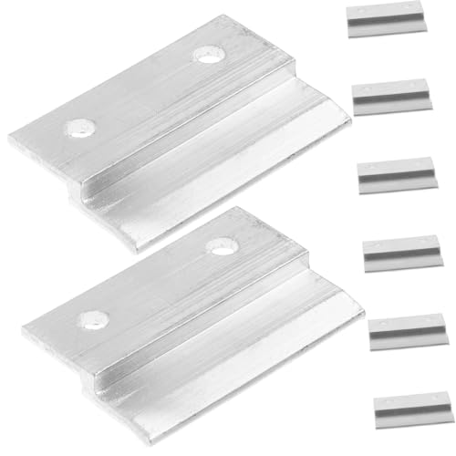 Image of TEHAUX 3sets French Cleat Heavy Duty Wall Mounting Brackets Picture Hanging System Aluminum Alloy Wall Hangers 8pcs*3