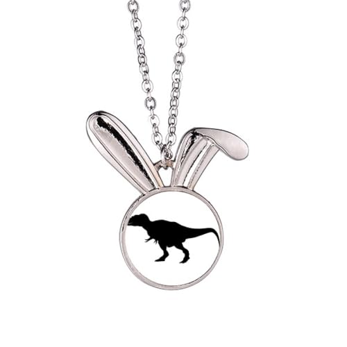 Collier lapin et dinosaure, le cadeau poétique idéal pour faire sourire