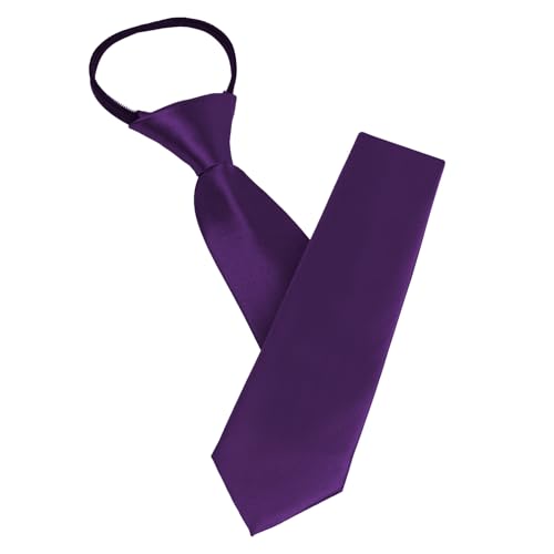 AUYAO Cravate Homme, Bandes Cravate Homme Pré-nouée en Glissière, Cravate Réglables Pour Homme...