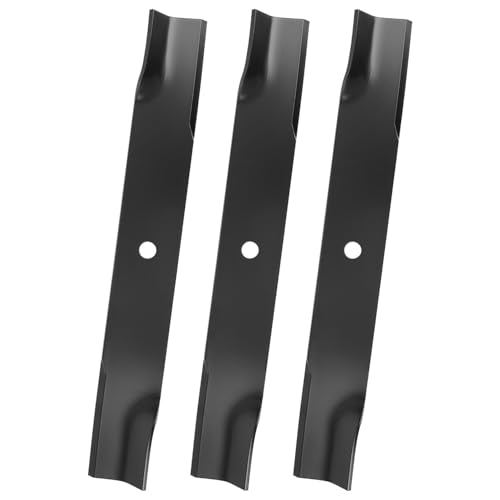 luxlead 601124 Mower Blades for H ustler 54 Deck Compatible with Raptor SD Fastrak Super Z Lawn Mower Replaces 92-208 797696 601012 601013 797704 797712 3 Pack