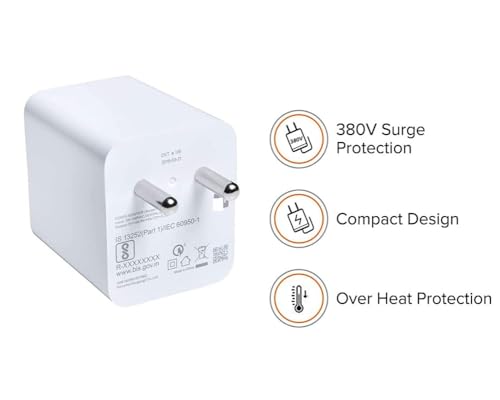 Image of 67W Charger for Infinix Note 30 5G Original QC Adapter Type C 3.0A High Speed Fast Turbo Charge QC 3.0 Smart SinglePort with 1m Type-C Charging & Sync Cable (White, 67W,MT-67)