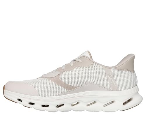 Skechers Men's Hands Free Slip-ins Go Walk Glide-Step 2.0 - Zac Sneaker, Off White, 11