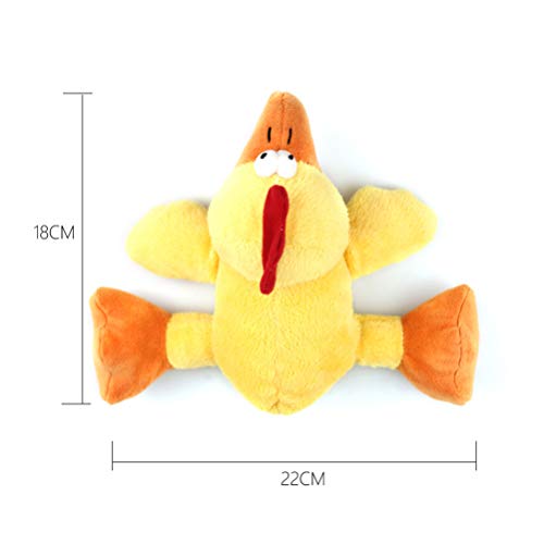 Brinquedo de pelúcia Balacoo para cães mastigar de galinha, animal de pelúcia, brinquedo de cachorri
