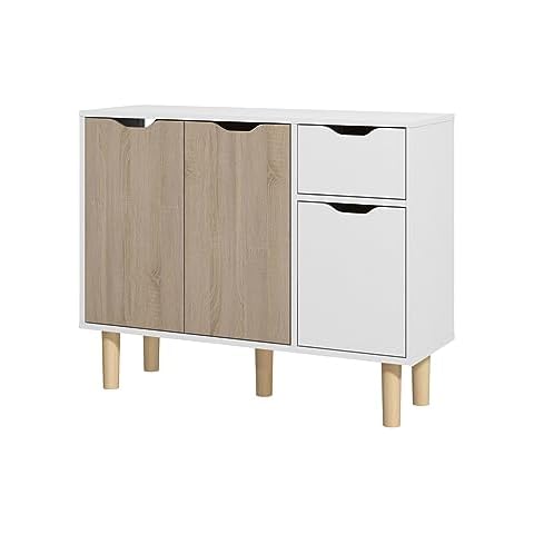 Panana Wooden Sideboard Living Room Office File Cabinet Cover