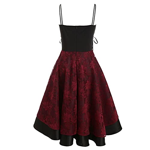 Robe de soirée vintage à lacets pour sublimer la taille rétro gothique - 3