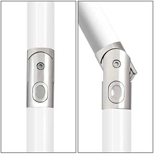 Sekey 240CM Sonnenschirm| Strandschirm für Balkon Garten & Terrasse | Neigungswinkel und Höhe verstellbar,UV-Schutz bis UPF 50+, knickbar, Sonnenschutz – Bild 4