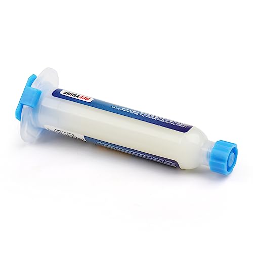 BEEYUIHF No-Clean Soldering Flux Paste, Smooth Flow Solder flux for Soldering, Electronics Flux Paste for PCB/IC/BGA/SMD Repairing DIY (10mL Syringe) #8403 (1 Pack) - Thumbnail 6