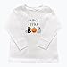 Papa's Little Boo White Infant or Toddler T-Shirt, Grandson or Granddaughter Present, Autumn Kid Shirt, Halloween Fall Gift (Papa Little Boo Shirt)