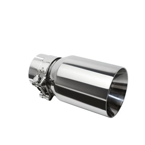 Embout d'échappement 76-101mm avec silencieux universel en acier pour voiture