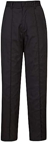 Portwest Women's Elasticated Trouser, Size: M, Colour: Black, LW97BKRM