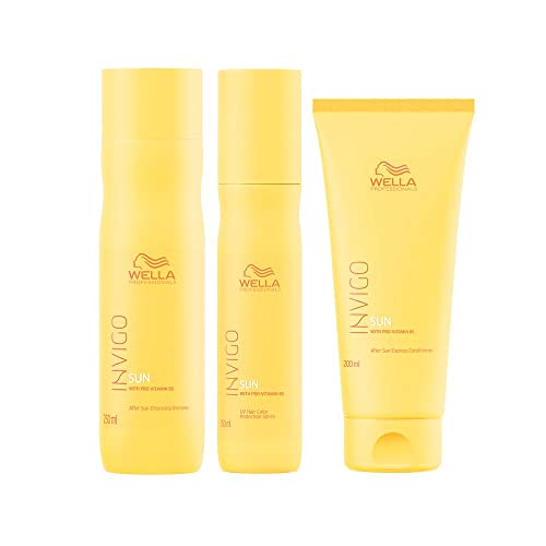 KIT WELLA PRO INVIGO SUN - SH 250ML+COND 200ML+LEAVE-IN 150ML