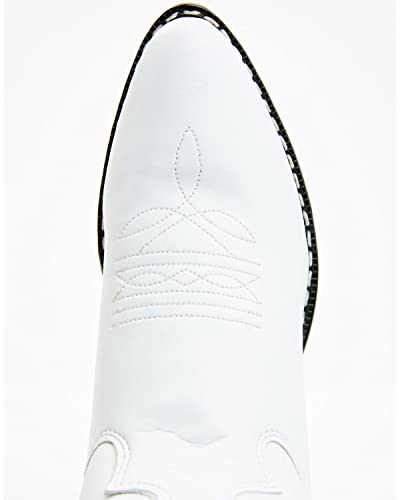 Shyanne Girls' Little Blanca Cowboy Boot Round Toe White #TOP5