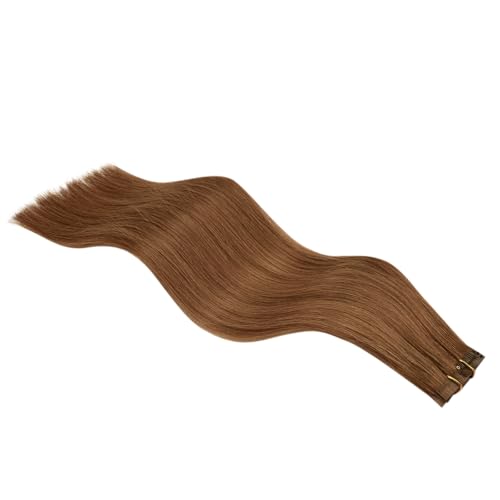 Image of Full Shine Seamless Clip in Extensions, Light Copper, Thick Ends | Invisible Hair Extensions, 20 Inch 95g 4 Pcs, Scalp Coverage, Soft Silky, Holiday Events, Long Hair