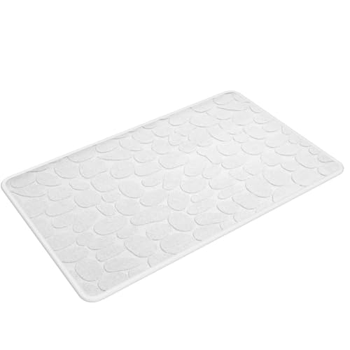 Cocoer Non Slip Bath Mat Super Absorbent Cobblestone Bathroom Rugs thumb #3